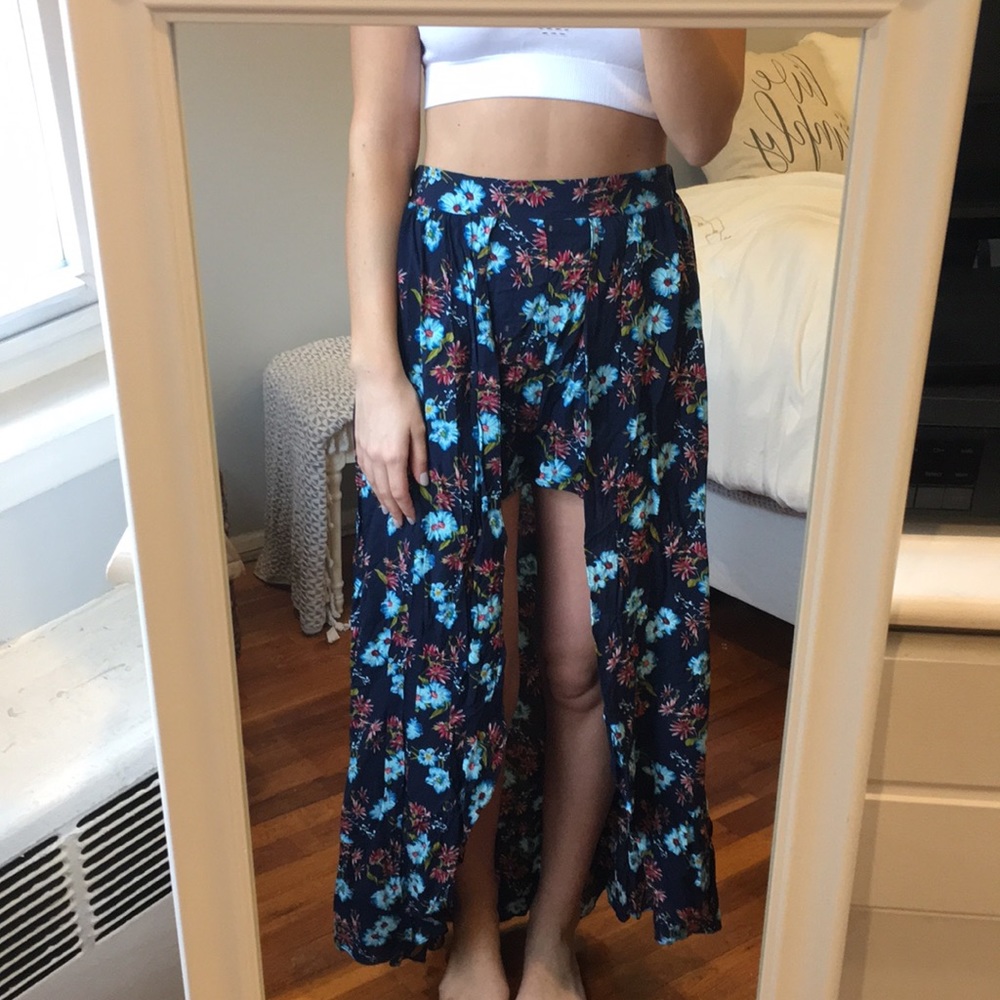 Floral Open Skirt